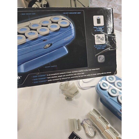 BaByliss PRO Nano Titanium Jumbo Rollers Curlers Hairsetter - Picture 9 of 10